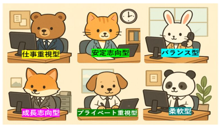 ワークライフバランス診断の結果からみる多様性​